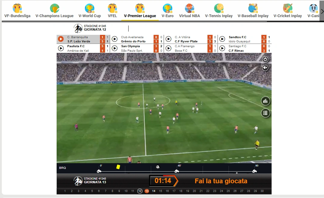 Fezbet scommesse su Sport Virtuali